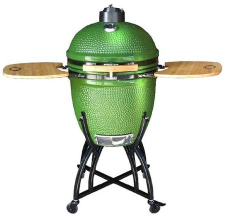 Керамический гриль-барбекю Start Grill SKL22H зелёный (57 см) со  стеклянным окошком — Компания «Печи-нн.рф»