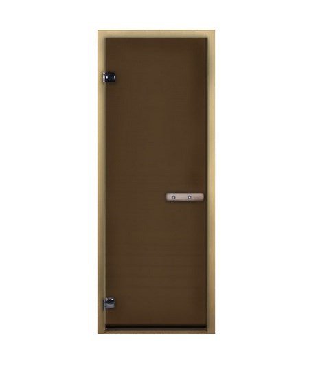 Дверь LK Бронза Матовая 1900х700мм (8мм, 3 петли 710) (Магнит) (БУК) — Компания «Печи-нн.рф»