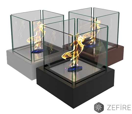 Биокамин Zefire Quant metall — Компания «Печи-нн.рф»