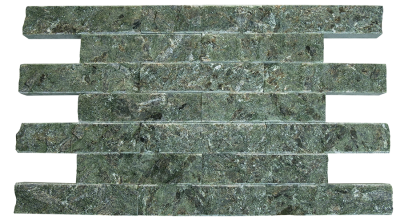 Плитка облицовочная 200х50х20 "рваный камень" серпентинит  — Компания «Печи-нн.рф»
