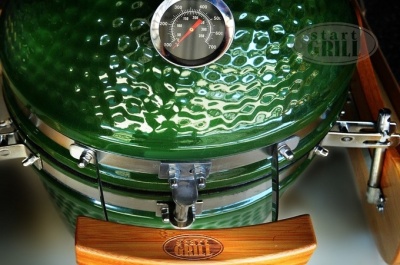 Керамический гриль-барбекю Start Grill SKL12 зелёный (31 см) — Компания «Печи-нн.рф»