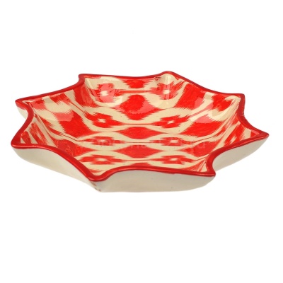 Салатница набор из 9 блюд 42 см, Атлас красный — Компания «Печи-нн.рф»